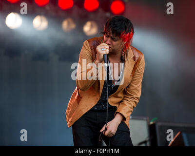 Die Striche, die Durchführung bei Barclaycard British Summer Time Auftritte im Hyde Park.  Mitwirkende: Julian Casablancas, die Striche wo: London, Vereinigtes Königreich bei: 18. Juni 2015 Stockfoto