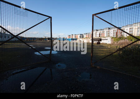 Unfertige Wohnung Block Websites in Belmayne am Stadtrand von Nord-Dublin, Irland. Stockfoto