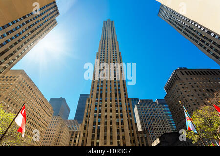 New York City, das Rockefeller Center Stockfoto