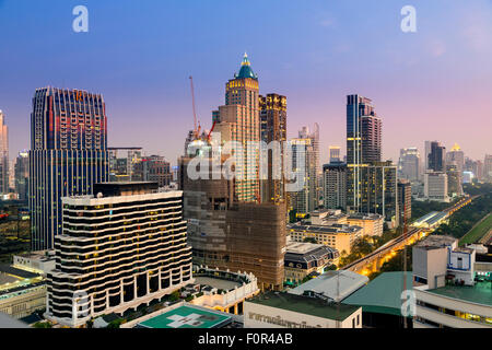 Thailand, Bangkok Skyline Stockfoto