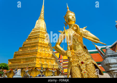 Thailand, Bangkok, Wat Phra Kaeo Stockfoto