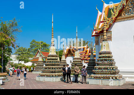 Thailand, Bangkok, Wat Pho Phra nakhon Stockfoto