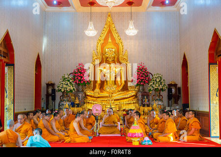 Thailand, Bangkok, Wat Traimit, der Tempel des goldenen Buddha Stockfoto