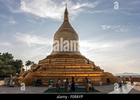 Lawkananda-Pagode im Abendlicht, Bagan, Mandalay-Division, Myanmar Stockfoto