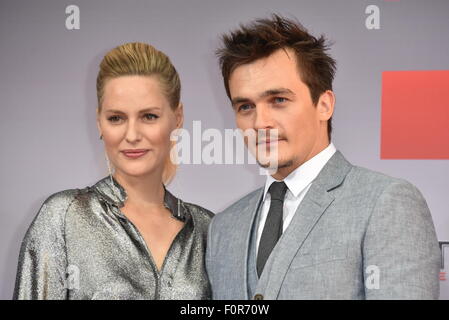 Berlin, Deutschland. 19. August 2015. Rupert Freind bei der Premiere HITMAN – AGENT 47 in Berlin /19.08.2015/picture Allianz Credit: Dpa picture-Alliance/Alamy Live News Stockfoto