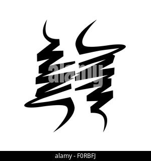 Muster. Design. Tätowierung. Ornament. Stock Vektor