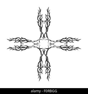 Muster. Design. Tätowierung. Ornament. Stock Vektor