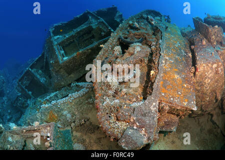 Rotes Meer, Ägypten. 15. Oktober 2014. Crawler Transporter Bren Carrier MK-1. Gepanzerte Militärfahrzeuge mit aufgegeben während der Krise von 1956 TheSuez zwischen Israel und Ägypten im Roten Meer. Rotes Meer, Sharm el-Sheikh, Sinai-Halbinsel, Egyp © Andrey Nekrassow/ZUMA Wire/ZUMAPRESS.com/Alamy Live-Nachrichten Stockfoto