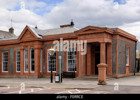 Rathaus ursprünglich das alte Badehaus im ehemaligen Spa Stadt von Moffat, Dumfries und Galloway, Schottland, UK, Großbritannien Stockfoto