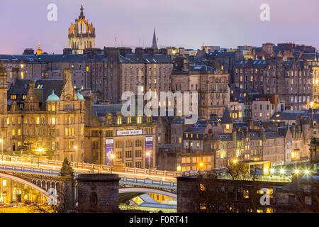 Ein Blick vom Calton Hill in Edinburgh, City of Edinburgh, Schottland, Vereinigtes Königreich, Europa. Stockfoto