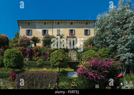 Mutterinsel Stresa Borromeo Villa Stockfoto