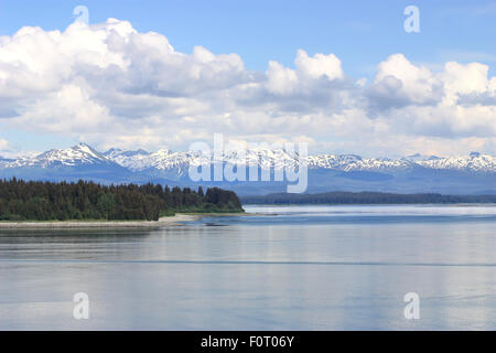 Schöne Landschaft der Inside Passage, Alaska Stockfoto