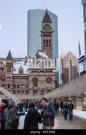 ALTES RATHAUS, TORONTO, ONTARIO, KANADA - CA. 2012. Stockfoto