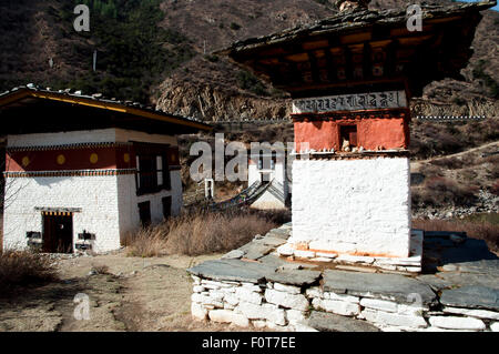 Tachog Lhakhang Dzong - Bhutan Stockfoto