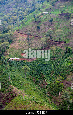 China Yunnan Baoshan Mangkuan Nujiang ländliche Landschaft Stockfoto