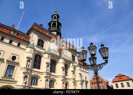 Rathaus am Marktplatz, Lüneburg, Lüneburg, Niedersachsen, Deutschland, Europa Stockfoto