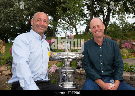 Southport, Merseyside, England. 21. August 2015. Joe Swift (geb. 25. Mai 1965) ist ein englischer Gartengestalter, Journalist und Fernsehmoderator.  Swift ist ein regelmäßiger Referent und Designer auf der BBC Gardeners' World, Co-Moderator auf der Royal Horticultural Society Chelsea Flower Show, Gardeners' World Live, Hampton Court, RHS Tatton Park Flower Show, BBC kleine Stadtgärten und Design beurteilen auf BBC Gärtner des Jahres.  Er ist ein Gartengestalter und ist seit 1998 in BBC2 Gardeners' World beteiligt. Bildnachweis: Cernan Elias/Alamy Live-Nachrichten Stockfoto