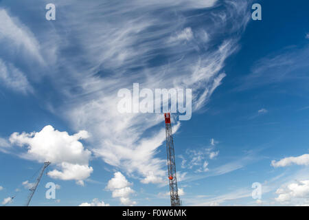 Werft in Cornwall Falmouth Stockfoto