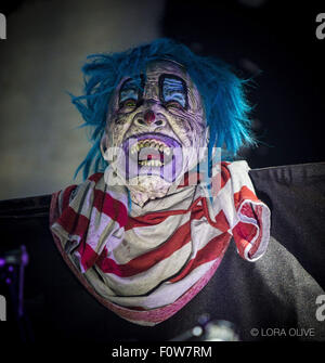 20. August 2015 - Indianapolis, Indiana, USA - ALICE COOPER tritt an Banker Leben Fieldhouse in Indianapolis, Indiana (Kredit-Bild: © Lora Olive über ZUMA Draht) Stockfoto