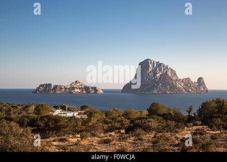 Ibiza (Eivissa) Es Vedra Felsen Stockfoto