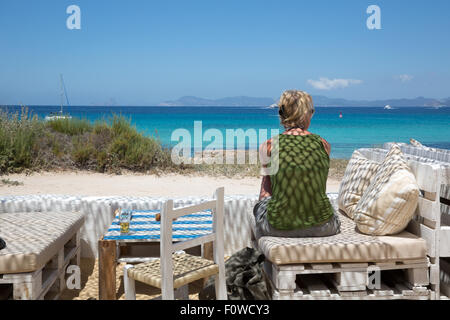 Die Insel Formentera des Mantels von Ibiza, Spanien Stockfoto