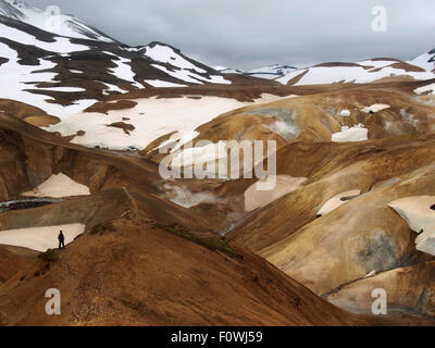 Hveradalir geothermische Gebiet, Kerlingarfjöll, Island Stockfoto