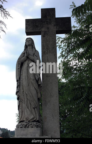 Statue der Jungfrau Maria Stockfoto