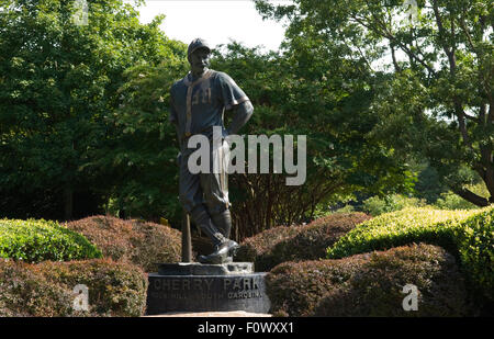 Mächtige Casey Cherry Statuenpark Rock Hill, SC USA Stockfoto