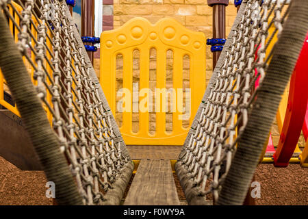 Nahaufnahme der Spielplatz, die einige interessante Details enthüllt. Stockfoto