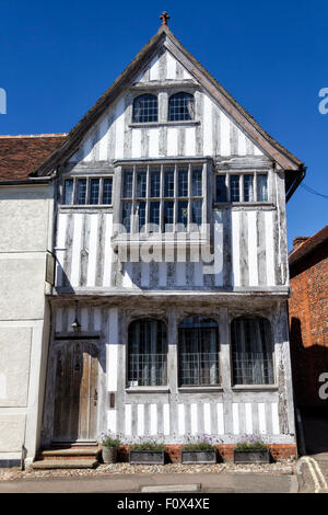 Die Wolle Zimmer, High Street, Lavenham, Suffolk, UK Stockfoto