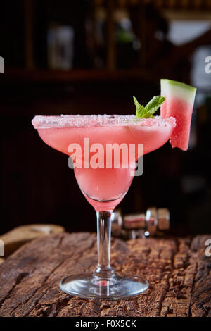 Wassermelone frozen cocktail Stockfoto