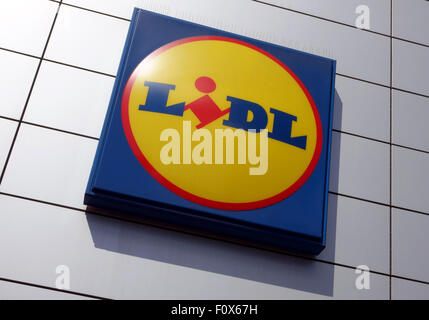 Filiale von Lidl Supermärkte, London Stockfoto