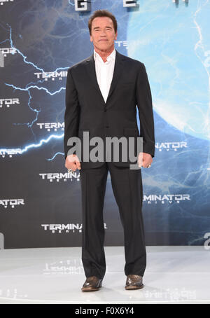 Der Terminator Genesis Berlin Premiere im Sony Center Berlin am Potsdamer Platz.  Mitwirkende: Arnold Schwarzenegger wo: Berlin, Deutschland bei: 21. Juni 2015 Stockfoto