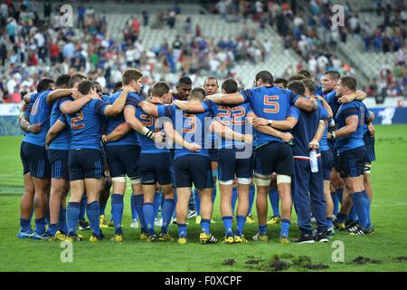 Stade de France, Paris, Frankreich. 22. August 2015. Internationalen Rugby freundlich zwischen Frankreich und England. Das französische Team feiern ihren Sieg Credit: Action Plus Sport/Alamy Live News Stockfoto