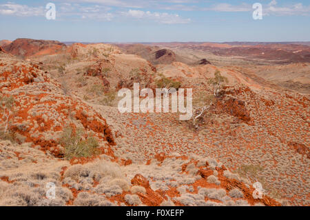 Eisenerz-Felsen - australische Outback Stockfoto