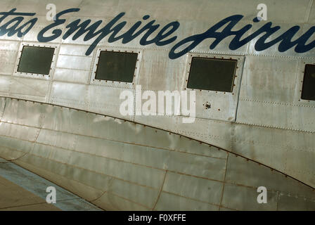 Douglas DC3 Flugzeug bei Qantas Gründer Museum, Longreach, Queensland, Australien. Stockfoto