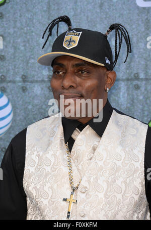 LOS ANGELES, CA - 7. Juni 2015: Coolio auf Spike TV 2015 Guys Choice Awards in den Sony Studios in Culver City. Stockfoto