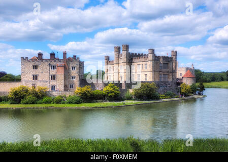 Leeds Castle, Maidstone, Kent, England, Vereinigtes Königreich Stockfoto