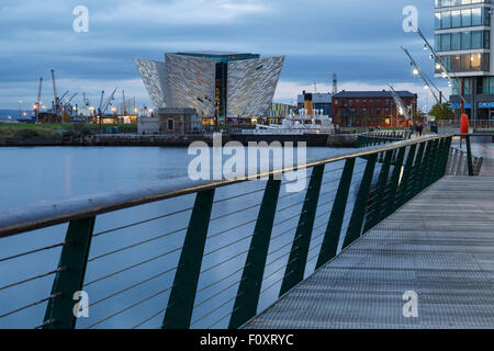 Titanic-Museum, Belfast, Nordirland, Vereinigtes Königreich, Europa Stockfoto
