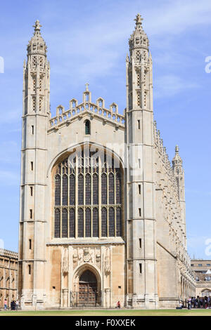 Kings College Chapel (1446-1518) in Cambridge, England. Stockfoto