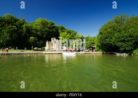 Swanbourne See in der Nähe von Arundel, West Sussex Stockfoto