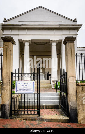 Monumentale Kirche, 1224 East Broad Street, Richmond, Virginia Stockfoto