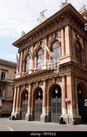 Opernhaus Teatro Massimo Bellini, Catania, Sizilien, Italien Stockfoto