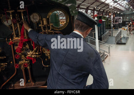 Dampf, das Museum von der Great Western Railway, Swindon, Großbritannien Stockfoto