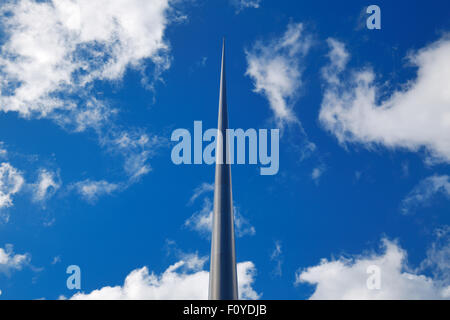 Im Spire of Dublin auch bekannt als Spike ist ein großes, 121,2 m hoch Edelstahl Pin erinnernde Denkmal Stockfoto