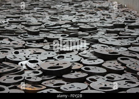 Shalekhet-Kunst-Installation im jüdischen Museum Berlin, Deutschland Stockfoto