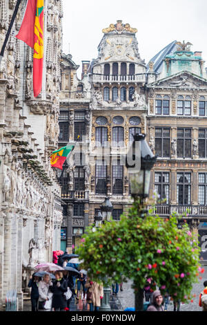 Grande Place, zentralen Platz in Brüssel, Belgien Stockfoto