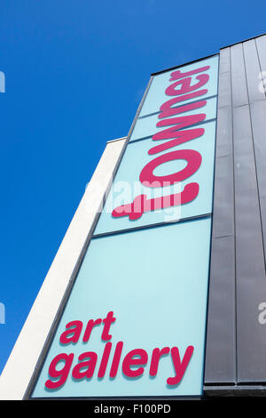 Exterieur der Towner Kunst-Galerie und Museum, Eastbourne, England, UK. Stockfoto