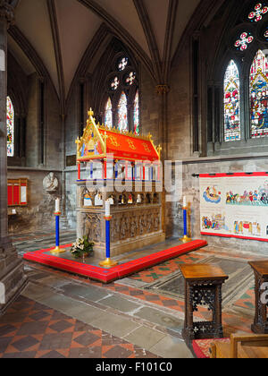 Hereford Cathedral Interieur DE Stockfoto