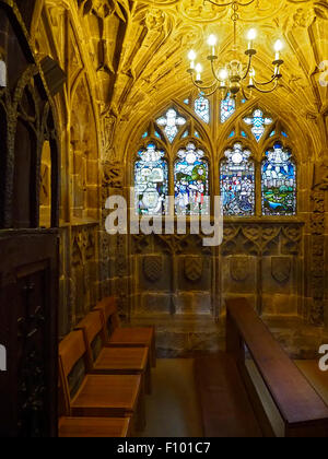 Hereford Cathedral Interieur DE Stockfoto